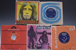 John Mayall - Twenty one singles on Decca, Immediate, Polydor, etc including Bluesbreakers with Paul