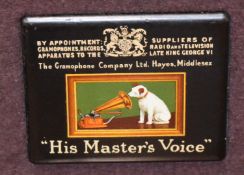 HMV radiogram mid 1950s, with short waves 1 and 2, medium and longwave, ivory coloured Bakelite