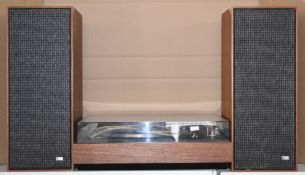 Bang & Olufsen Beogram 1500 record deck / turntable with a pair of Beovox 1200 speakers