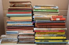 A collection of over one hundred children's books, annuals and pocket books including Play Hour