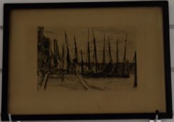 James Abbot McNeill Whistler (1839-1903) etching Billingsgate, signed and dated in the plate 1859,