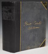 Early 20thC postcard album of approximately 350 in total mostly topographical cards including