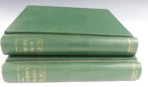 An album of QEII pre-decimalisation blocks or part sheets of mint stamps, together with an album