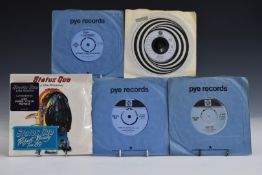 Status Quo - Fifteen singles including Tune To The Music (7N45077) and Little Dreamer (QUOP27)