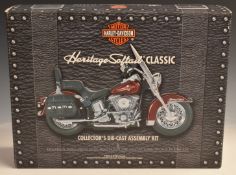 Harley Davidson Cycles Heritage Safari Classic collectors diecast assembly kit by Franklin Mint