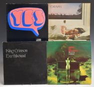 Approximately 45 albums including Yes, Emerson Lake and Palmer, King Crimson, Wishbone Ash,