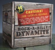 CDs - Rock-A-Billy Dynamite, 40 CD box set appears EX