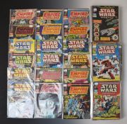 Over one hundred 'Star Wars Weekly' comics, later 'The Empire Strikes Back'.