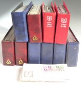 Ten GB first day cover albums, 1970s-2000s