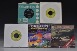 Syd Barrett / Pink Floyd - Crazy Diamond (pink), two copies Point Me At The Sky, Time and Arnold