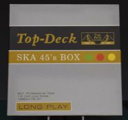 Top Deck Ska 45s Box - Eight singles, records and box appear EX
