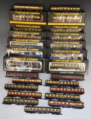Twenty-seven Graham Farish N gauge model railway coaches, some in original boxes.