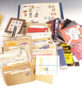 A collection of GB covers 1950-1998, a GB stockbook and stamp reference books / accessories