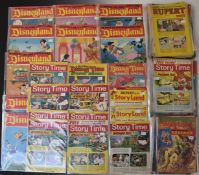 A collection of over one hundred and twenty young children's comics including Rupert Weekly,