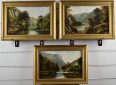 George Willis Pryce RSA, RWS (1866-1949) three Derbyshire interest oil paintings, comprising