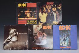 AC/DC - Eighteen singles mostly UK issue