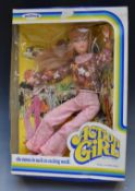 Palitoy Action Girl doll, in original display box.