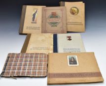 United Tobacco Company cigarette card books, largely of South African topics, military uniforms,