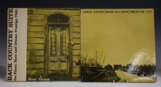 Mose Allison - Back Country Suite (PRESTIGE LP 7091) and Local Color (PRESTIGE 7121) both yellow/