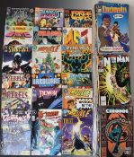 Two hundred and fifty Marvel and DC comics 1984-1999 including Batman, Superman, Aquaman and Steel.