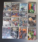 A complete set of ninety DC's 'Blackest Night' Green Lantern crossover series, bagged and boarded.