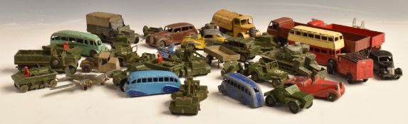 Over 30 Dinky and Dinky Supertoys mainly military diecast model vehicles including aeroplanes, Foden
