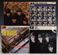 The Beatles - Please Please Me (ACS 3042 silver/black flipback), With The Beatles (PCS 3045 silver/
