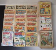 Over two hundred and fifty children's humour comics from 1970's and 80's, titles include Cheeky,