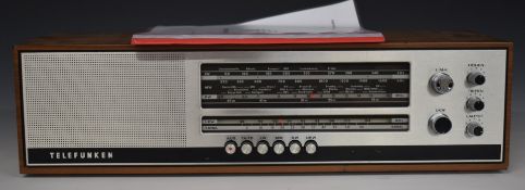 Telefunken Gavotte 1691 c1967 radio receiver, with information pack and description of restoration