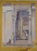 Theodore Howard Somervell, OBE, FRCS (British 1890-1975) watercolour on paper laid on board of