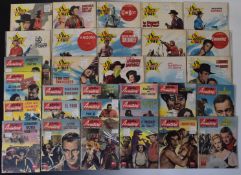 Thirty-one French Western photo comics, covers include John Wayne, Michael Landon and Kirk Douglas.