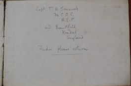 Theodore Howard Somervell, OBE, FRCS (British 1890-1975) personal sketchbook of approximately thirty