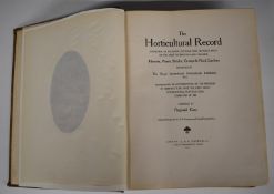 The Horticultural Record consisting of Coloured and Half-Tone Reproductions of the most