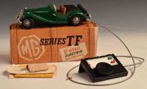 Victory Models MG TF Series battery operated model car, in original box.