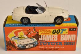 Corgi Toys diecast model 336 James Bond 'You Only Live Twice' Toyota 2000GT, in original box.