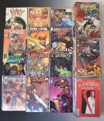 One hundred and seventy Image comics 1990's onwards with many number ones, itles include Shadowhawk,