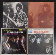 Approximately 40 albums including Soft Machine, Jimi Hendrix, Bob Dylan, Led Zeppelin, Davie