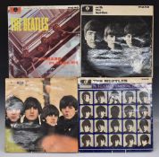 The Beatles - six albums including Please Please Me, With the Beatles, A Hard Day's Night, For Sale,