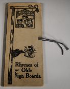 Rhymes of Ye Olde Sign Boards Written & Pictured by F.G. Lewin and Lettered by J.H. Savory published