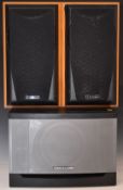 A pair of Mission 771 two way stereo speakers and a Thonet & Vander speaker