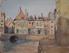 Theodore Howard Somervell, OBE, FRCS (British 1890-1975) personal watercolour and pencil