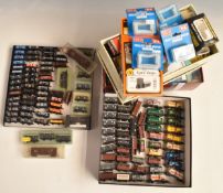One-hundred-and-fourteen Graham Farish and Peco N gauge model railway wagons together with a large