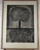 Kate Ponsonby (b1944 Suffolk) signed limited edition (2/6) study 'Tree', signed and dated 68 lower