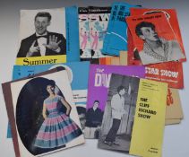 Collection of over twenty 1960s concert programmes for tours and summer seasons featuring performers