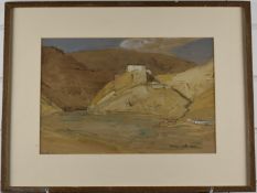 Theodore Howard Somervell, OBE, FRCS (British 1890-1975) watercolour painted during the 1922 Everest