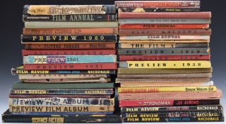 Forty film review annuals dating mainly from the 1950's & 60's, titles include Preview, Picture