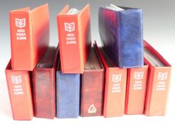 Ten GB first day cover albums, 1970s-2000s