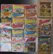 A collection of of Buster comics 1960's onwards.