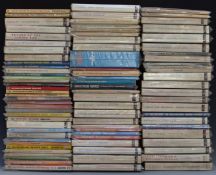 Eighty-six Dr Who paperback novels.