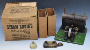 SEL Major 1550 twin cylinder live steam stationary engine, in original box.